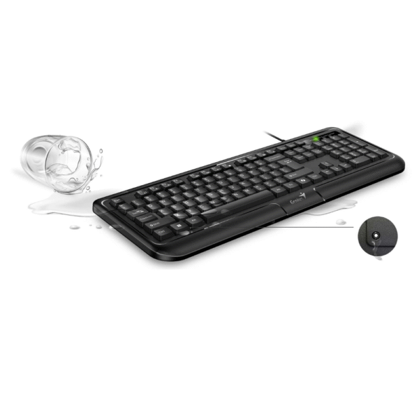 teclado genius kb 118 ii black usb ia español ia copilot key