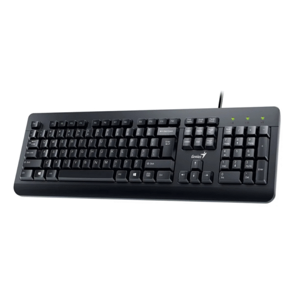 kit de teclado y mouse genius km 160 color negro
