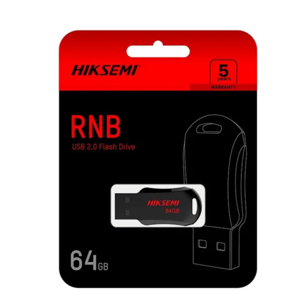 Pen Drive Hiksemi Usb 2.0 Serie Rnb 64 Gb, Color Negro - Imagen 2